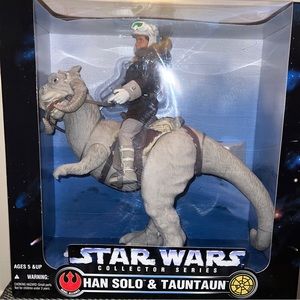STAR WARS COLLECTOR SERIES; 12” HAN SOLO & TAUN TAUN, BNIB, never opened, KENNER
